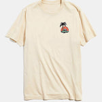 Skeleton On Vacation Graphic T-Shirts & Palm Tree Print Swim Shorts