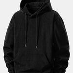 Corduroy Hoodie With Kangaroo Pocket & Corduroy Jogger Pants