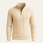 Sero Zip Knit Beige