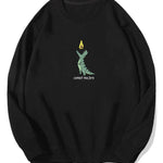 Comet Dinosaur Print Cotton Sweatshirt