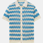 Wave Crochet Shirt