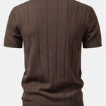 Ribbed Knit T-Shirt