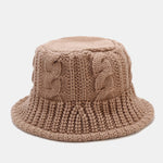 Hand-woven Winter Thick Bucket Hat