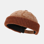 Split Retro Knitted Warm Hat