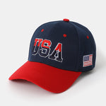USA Embroidered Trucker Baseball Cap