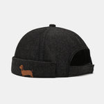 Beanie Hat With Dachshund Embroidery Pattern