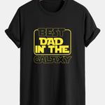 Regular Fit Slogan Print Cotton T-Shirt