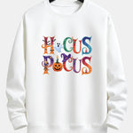 Halloween Hocus Pocus Print Relax Fit Sweatshirt