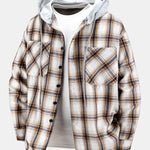 Plaid Hooded Shirt