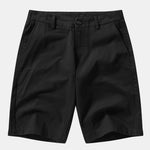 Stripe Geometric Jacquard Knitted Polo Shirt & Cotton Chino Shorts