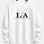 Los Angeles Print Relax Fit Sweatshirt