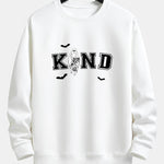 Halloween Kind Ghost Print Relax Fit Sweatshirt