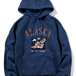 Alaska Eagle Print Hoodie