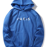 Paris Print Raglan Hoodie