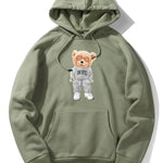 Rich Bear Print Hoodie
