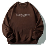 San Francisco Print Crew Neck Relaxed Sweatshirt