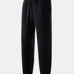 Striped Teddy Fleece Zip Up Hoodie & Striped Teddy Fleece Jogger Pants