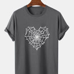 Spider Web Print T-Shirt