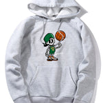 Basketball Skeleton Print Hoodie