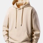 Lotus Carp Print Relax Fit Hoodie