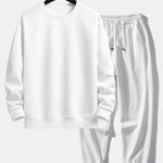 Basic Relax Fit Crew Neck Sweatshirt & Jogging Pants