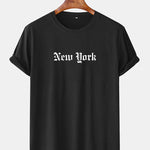 New York Print Arc Hem T-Shirt