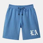LA Print Mid Length Shorts