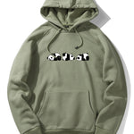 Rolling Panda Print Hoodie