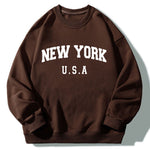 New York Print Relaxed Sweatshirt