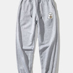 Ghost Drinking Coffee Print Drawstring Hoodie & Ghost Drinking Coffee Print Jogger Pants