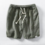 Dario Linen Striped Shorts