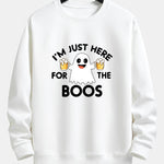 Beer Ghost Print Relax Fit Sweatshirt