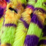 Faux Fur Colorful Leopard Hooded Vest