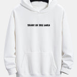 Trust In The Lord Print Relax Fit Hoodie