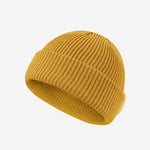 3 Pieces Solid Color Warm Knit Beanie Hat