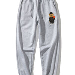 Basketball Bear Print T-Shirt & Jogger Pants