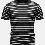 Stripe Knit T-Shirt