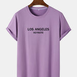 Los Angeles Print Arc Hem T-Shirt