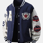 Varsity Embroidered Baseball Jacket