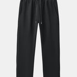 Polar Fleece Drawstring Straight Leg Pants
