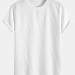 Diamond Jacquard Arc Hem T-Shirt & Diamond Jacquard Shorts
