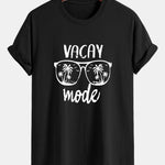 Regular Fit Vacay Mode Print Cotton T-Shirt
