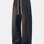 Relax Fit Twist Jacquard Crew Neck Sweatshirt & Twisted Jacquard Straight Leg Pants