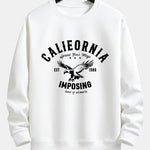 California Eagle Print Relax Fit Sweatshirt