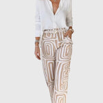 Emilia™ | Chic Pants Set with Complimentary Blouse & Belt