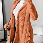 Aria ��� Cozy Argyle Knit Coat
