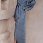Celebrities Elegant Solid Bandage V Neck A Line Dresses