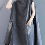 Original Split-Joint With Pocket Denim Dress