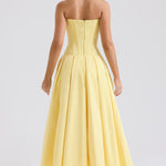 Milady strapless Midi Dress