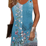 Women's Summer Vacation Sleeveless Dress